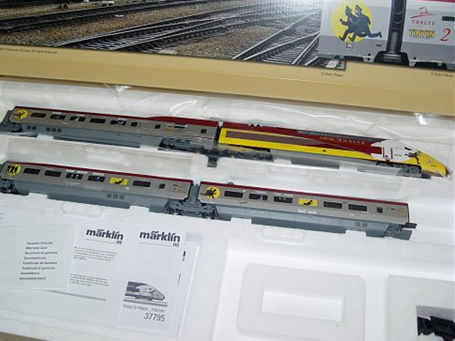 画像3: 鉄道模型 メルクリン Marklin 37795 Thalys Tintin High Speed Train HOゲージ