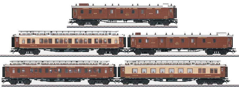 鉄道模型 トリックス Trix 23426 CIWL オリエント急行 客車5両セット