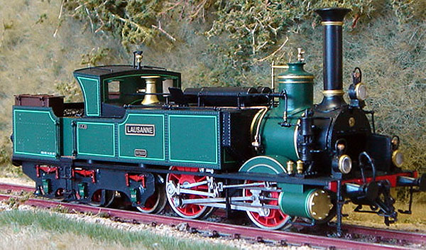 画像1: 鉄道模型 フルグレックス Fulgurex 22313 Swiss SCB Ec2/5 no.34 Lausanne 蒸気機関車 HOゲージ