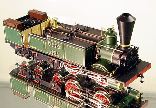 画像1: 鉄道模型 フルグレックス Fulgurex 22311 Swiss SCB Ec2/5 no.28 ”Genf” 蒸気機関車 HOゲージ