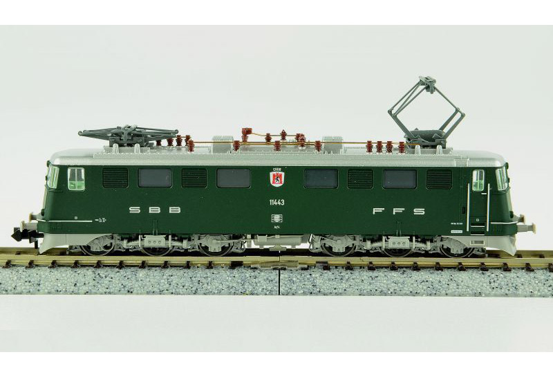画像2: 鉄道模型 フライシュマン Fleischmann 737201 SBB Ae 6/6 緑塗装 電気機関車 Nゲージ