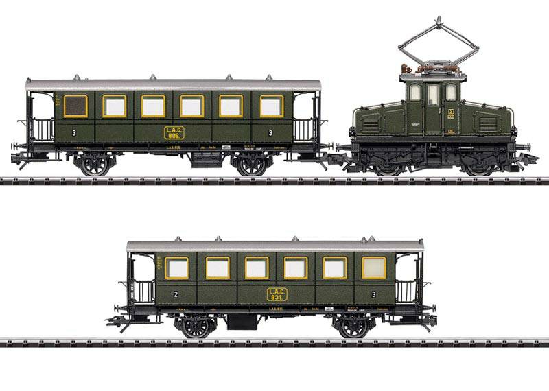 画像1: 鉄道模型 トリックス Trix 21254 BR 69 電気機関車 客車セット HOゲージ