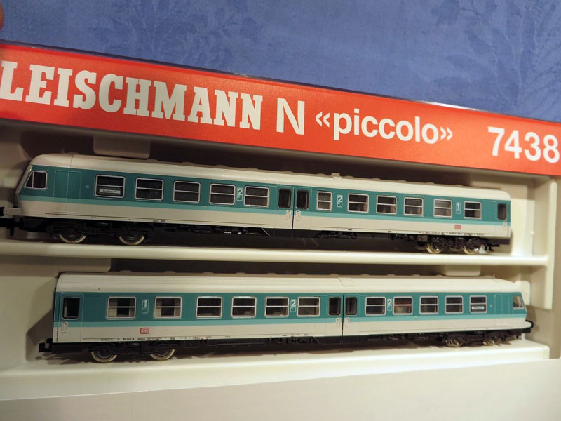画像2: 鉄道模型 フライシュマン Fleischmann 7438 DB BR614 ディーゼルカー 2両セット Nゲージ