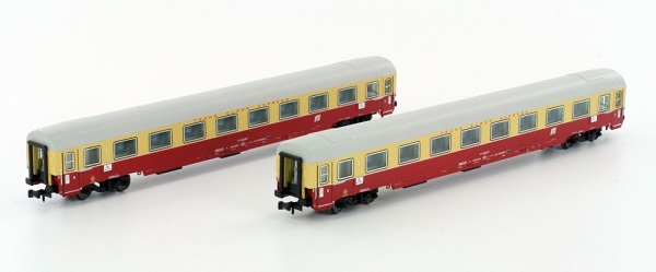 画像1: 鉄道模型  Lemke レムケ LC7111 TEE 客車 2両セット Nゲージ