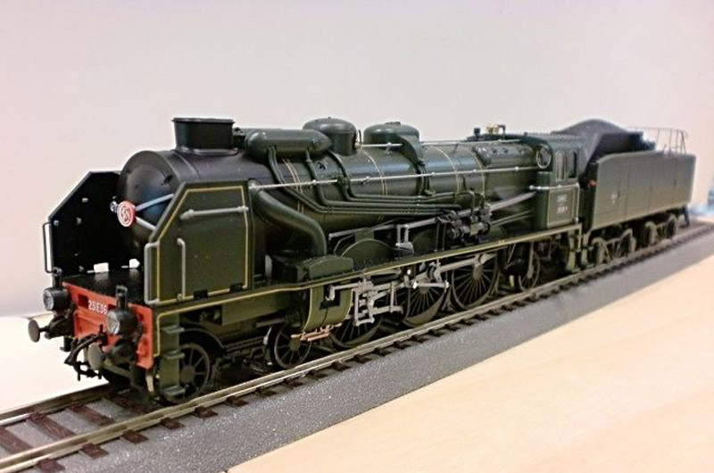 画像2: 鉄道模型 ロコ Roco 62307 SNCF 231.E.36 蒸気機関車 H0ゲージ