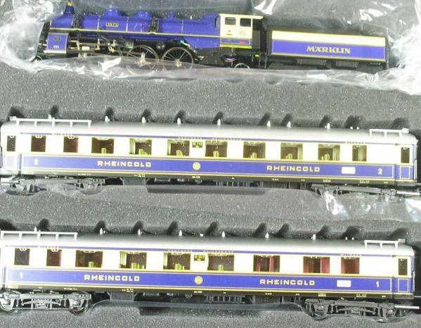 画像2: 鉄道模型 メルクリン Marklin 26751 ラインゴールド 列車セット 限定品 HOゲージ