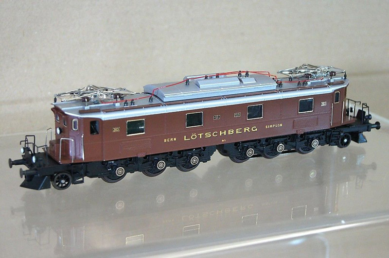 画像1: 鉄道模型 ROXY MTR 100 W2 SBB CFF BLS Be 6/8 203 LOTSCHBERG BERN SIMPLON 電気機関車 HOゲージ