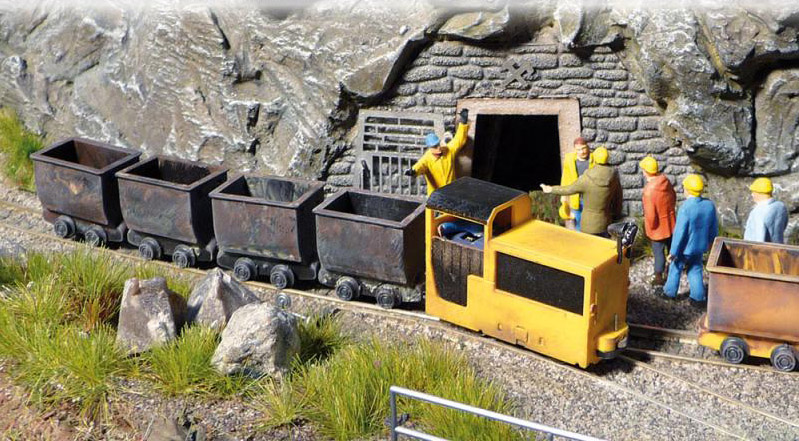 画像1: 鉄道模型 Busch ブッシュ 5000 鉱山列車スターターセット HOゲージ