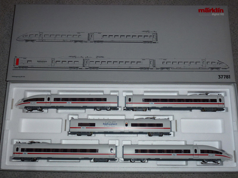 画像1: 鉄道模型 メルクリン Marklin 37781 - ICE 3 インターシティ 電車 H0ゲージ