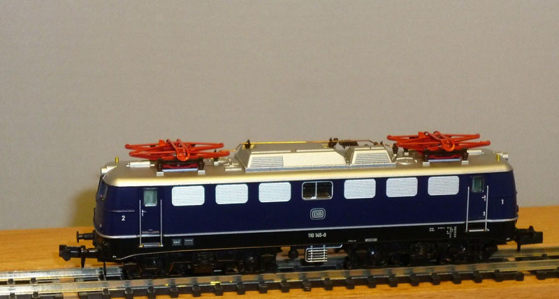 画像1: 鉄道模型 ホビートレイン HobbyTrain 2812 BR110 青 電気機関車 Nゲージ