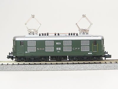Hobbytrain Nゲージ 1100 SBB Re6/6電気機関車 緑レールゲージNゲージ 