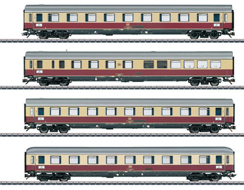 画像1: 鉄道模型 メルクリン Marklin 43854 TEE Helvetia 急行列車 客車 4両セット HOゲージ