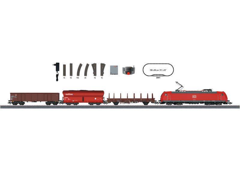 画像1: 鉄道模型 メルクリン Marklin 29841 デジタルスターターセット BR 185 貨物列車 HOゲージ