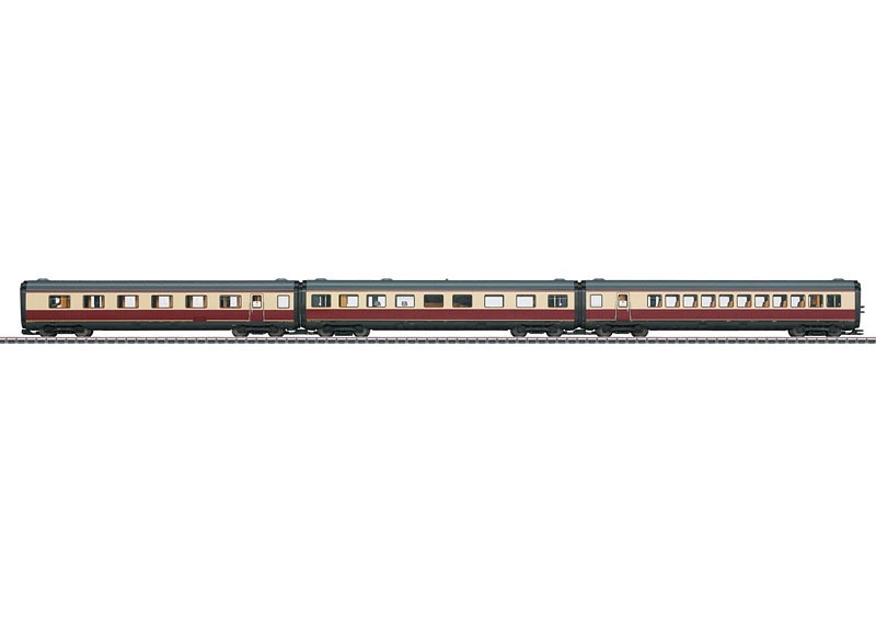 画像1: 鉄道模型 メルクリン Marklin 43114 TEE AddOn Car SetBR 601 TEE DB 客車 HOゲージ