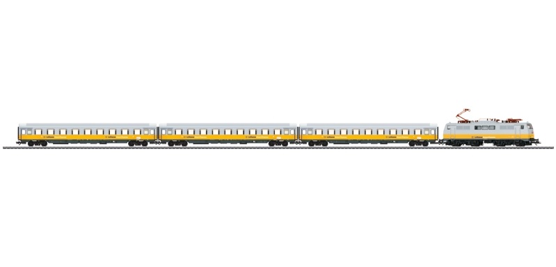画像1: 鉄道模型 メルクリン Marklin 26671 ルフトハンザ エアポートエクスプレス 列車セット HOゲージ