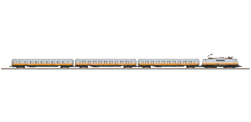 画像1: 鉄道模型 メルクリン Marklin 81551 ミニクラブ mini-club ルフトハンザ エアポートエクスプレス 列車セット Zゲージ