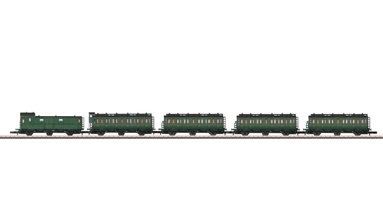 画像1: 鉄道模型 メルクリン Marklin 87506 ミニクラブ mini-club SNCB 客車セット Zゲージ