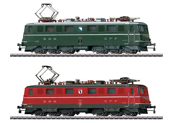 画像1: 鉄道模型 メルクリン Marklin 30501 SBB/CFF/FFS Ae 6/6 電気機関車 2両セット HOゲージ