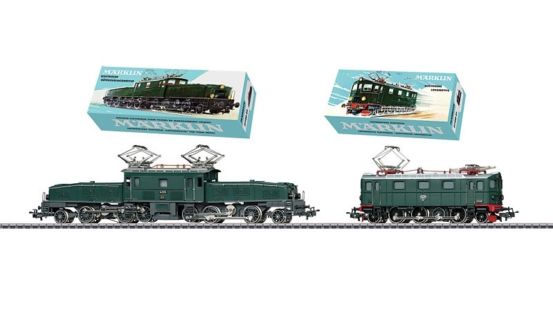 鉄道模型 メルクリン Marklin 31100 SJDa 903/ SBB Ce6/8 III クロコダイル 電気機関車 2両セット HOゲージ