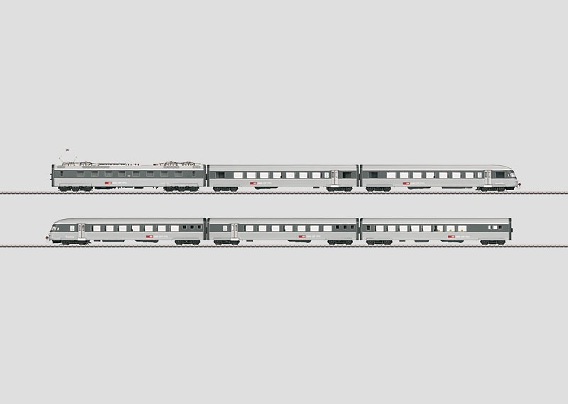 画像1: 鉄道模型 メルクリン Marklin 37546 SBB/CFF/FFS ABe Grey Mouse 電車 HOゲージ