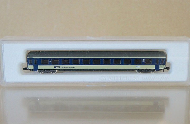 画像1: 鉄道模型 メルクリン Marklin 87461 ミニクラブ mini-club BLS 2等客車 Zゲージ