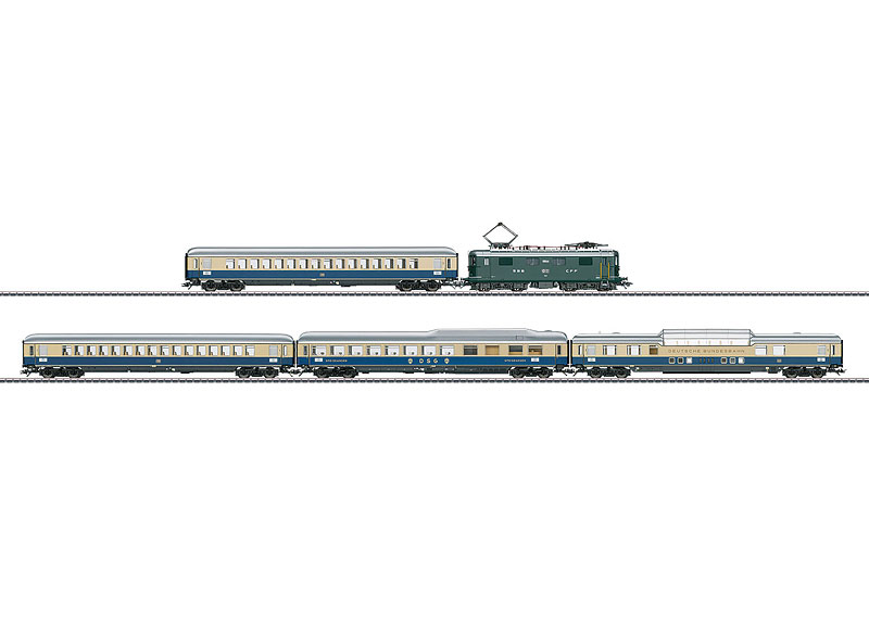 画像1: 鉄道模型 メルクリン Marklin 26604 ラインゴールド 列車セット HOゲージ