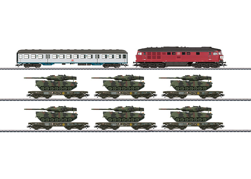 画像1: 鉄道模型 メルクリン Marklin 26606 ドイツ連邦軍 軍事貨物列車セット HOゲージ