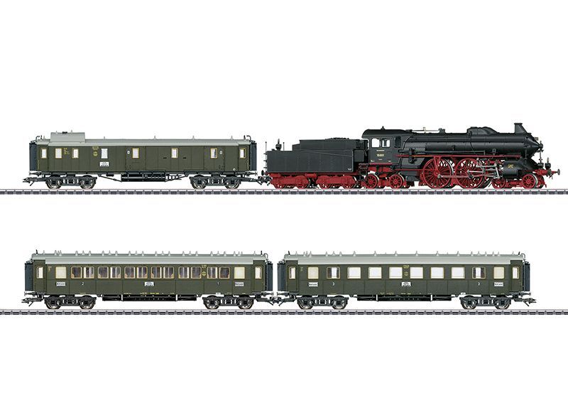 画像1: 鉄道模型 メルクリン Marklin 26607 DRG 急行列車セット HOゲージ 限定品