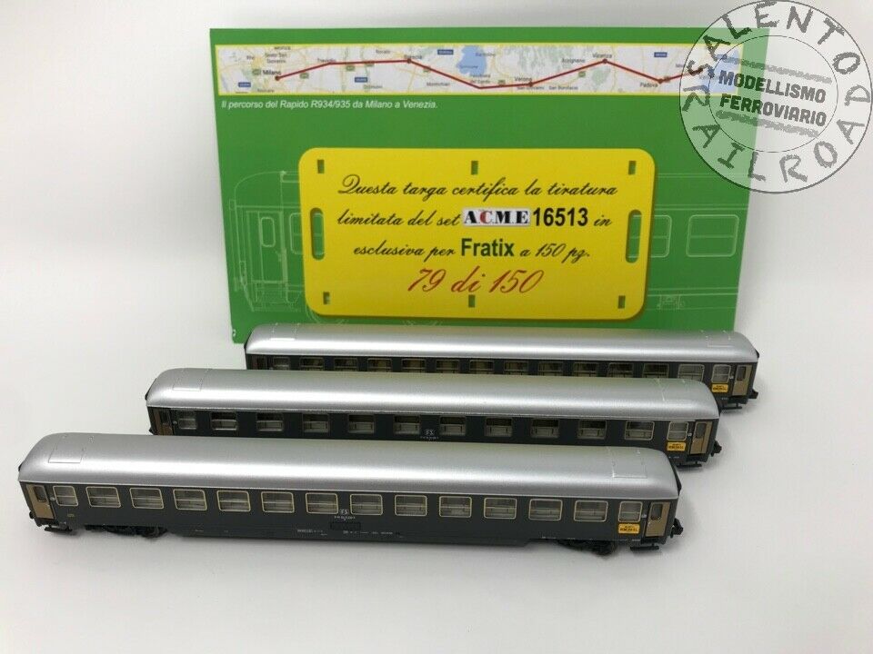 画像2: 鉄道模型 ACME 16513 FS 客車 3両セット Nゲージ