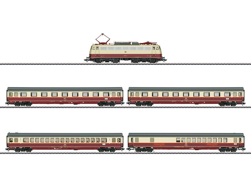 画像1: 鉄道模型 メルクリン Marklin 26983 DB BR 112 Rheingold-Flugelzug TEE 列車セット HOゲージ
