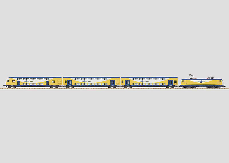 画像1: 鉄道模型 メルクリン Marklin 81481 ミニクラブ mini-club Metronom Train Set 客車列車セット Zゲージ