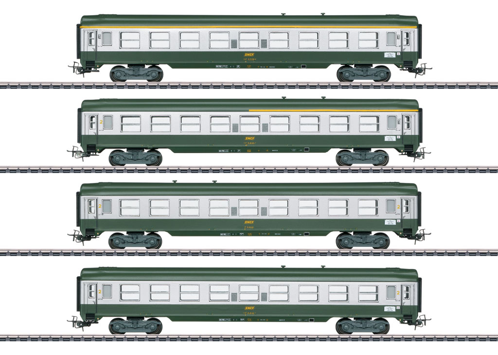 画像1: 鉄道模型 メルクリン Marklin 40691 SNCF 客車4両セット HOゲージ