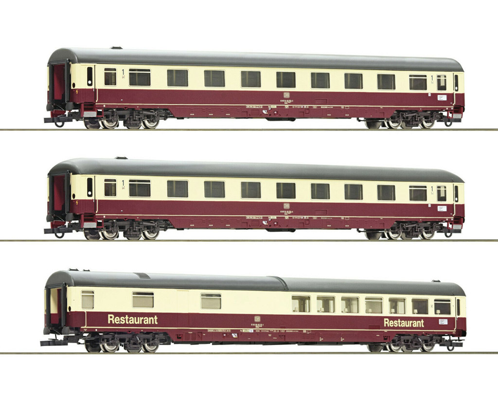 画像1: 鉄道模型 ロコ Roco 74096 DB 客車3両セット HOゲージ