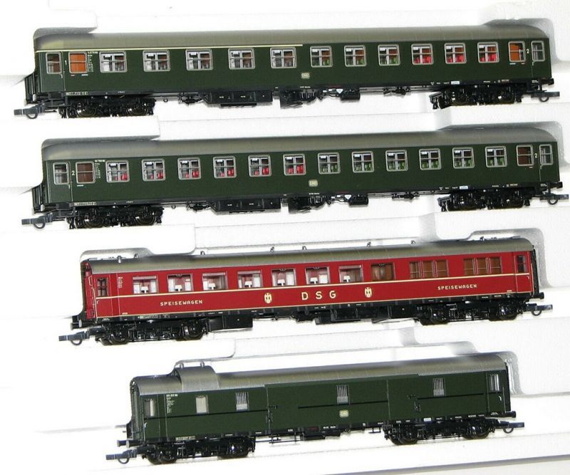 画像1: 鉄道模型 ロコ Roco 51313-2 DB 客車4両セット HOゲージ