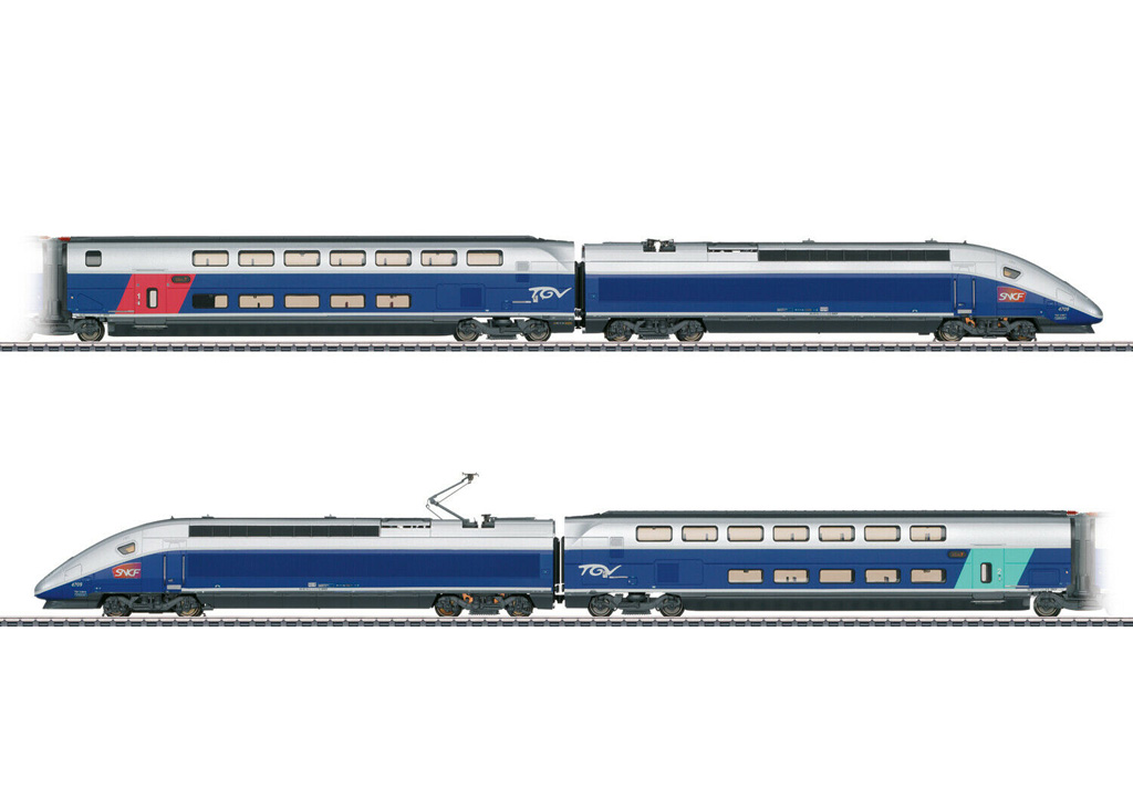 画像1: 鉄道模型 メルクリン Marklin 37793 SNCF TGV Euroduplex 電車 HOゲージ