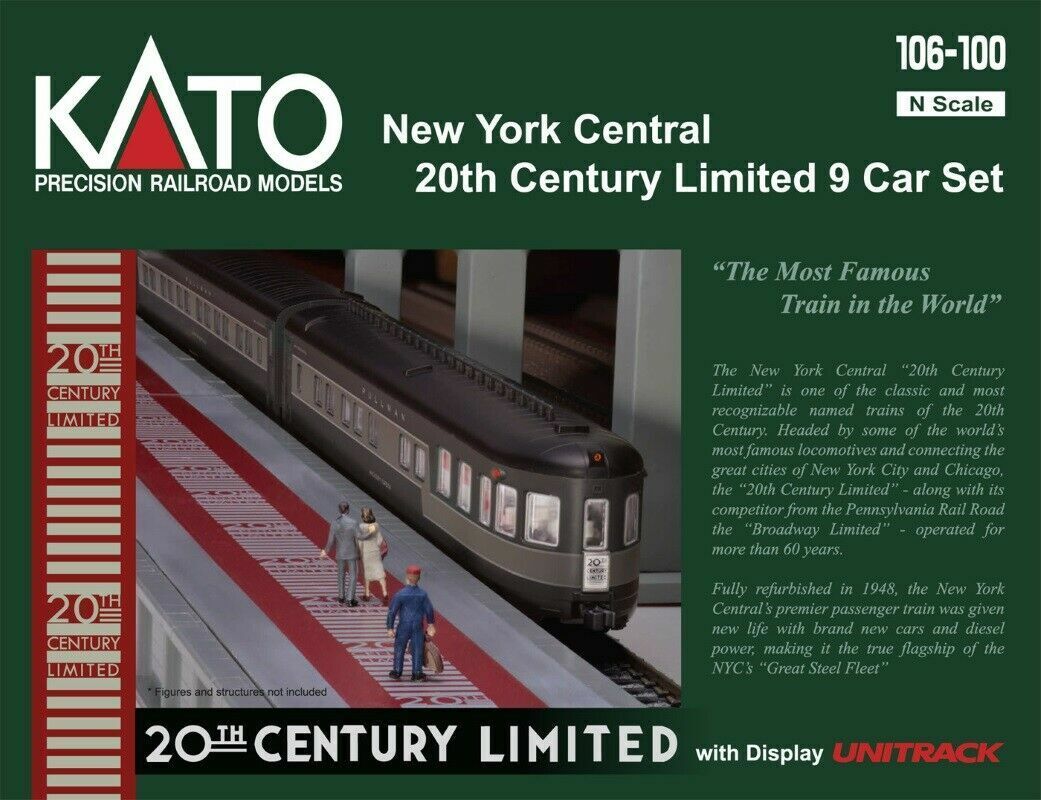 画像1: KATO 106-100 N ニューヨーク・セントラル 20世紀限定 9両セット Nゲージ