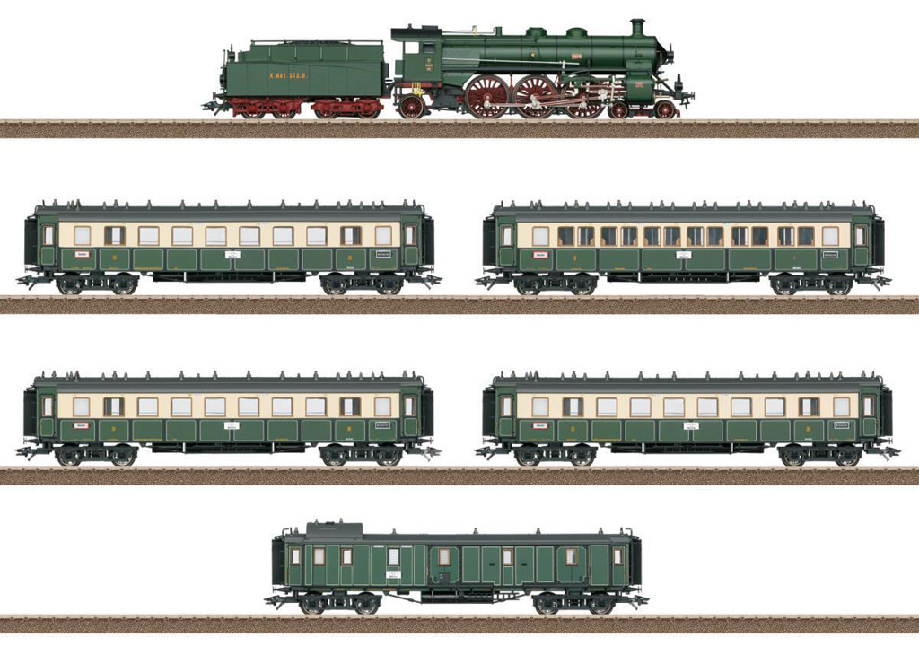 画像1: 鉄道模型 TRIX トリックス 21360 K.Bay.Sts.B S 3/6 Bavarian Express 列車 HOゲージ