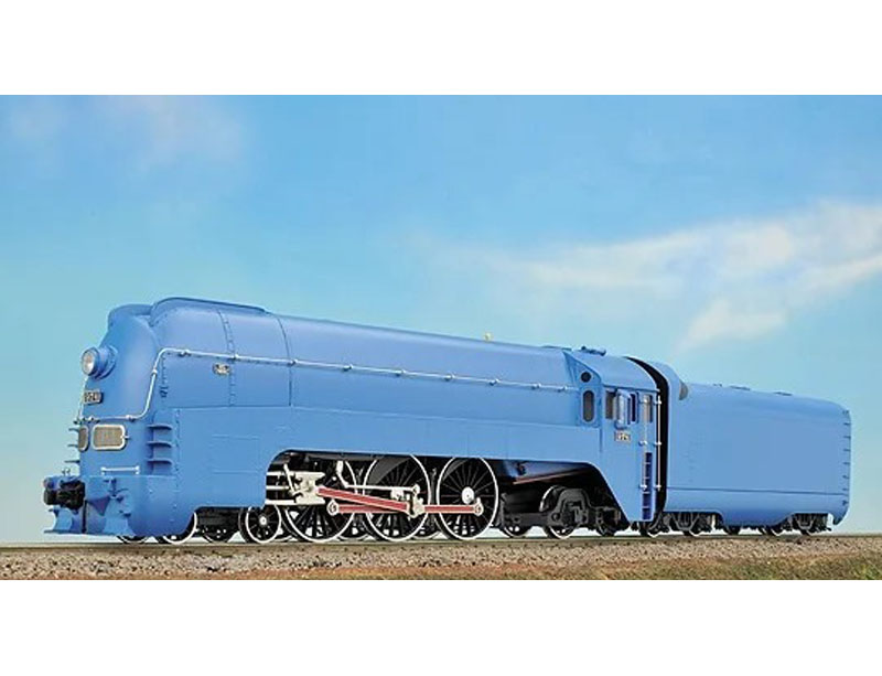 画像2: 鉄道模型 Eisenbahn Canada 満州鉄道 パシナ974 青色 蒸気機関車 SL HOゲージ